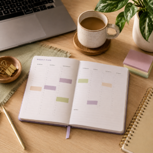 ADHD Daily Planner — Printable & Undated (Focus Lotus Method)