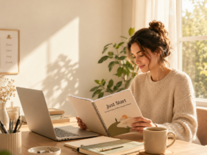 Just Start — ADHD Task Initiation & Follow-Through Workbook (Printable PDF)