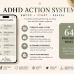 ADHD workbook sections overview