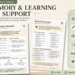 ADHD strategies section workbook