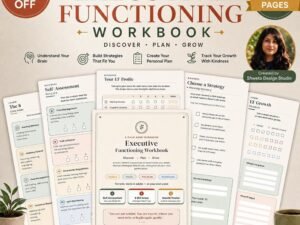 ADHD Executive Function Self Assessment 30 pages cover