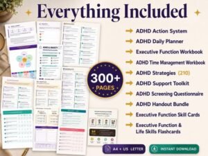 p164-i2 ADHD 10-in-1 toolkit contents