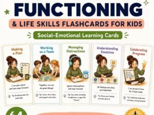 SEL Flashcards 64 cards kids cover