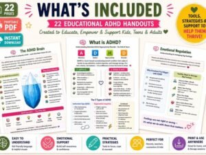p167-i2 ADHD handouts contents list