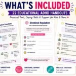 ADHD brain executive function handout